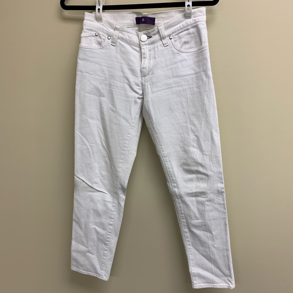 Denim by Victoria Beckham white skinny jeans